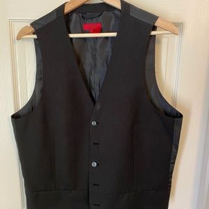 Black suit vest - medium